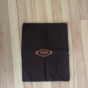 Tod's Black Bag with Orange Emblem